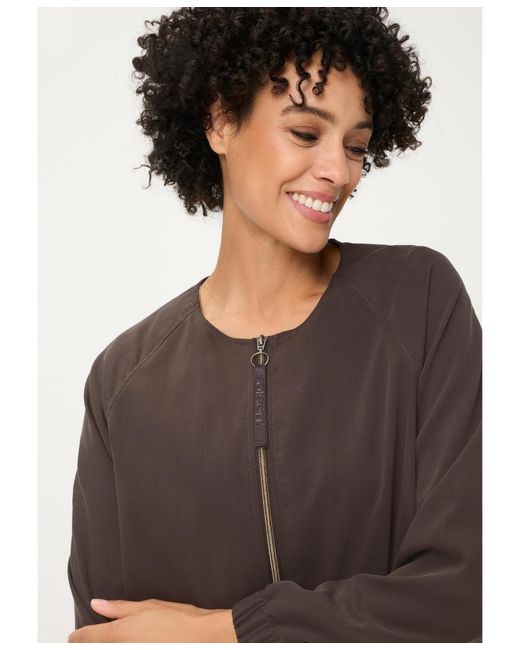 Olsen Brown Collarless Jacket