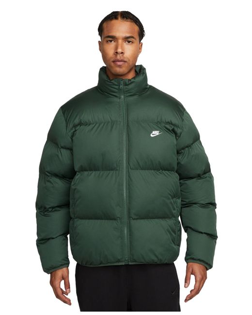 Nike Green Sportswear Club Water-repellant Puffer Jacket for men