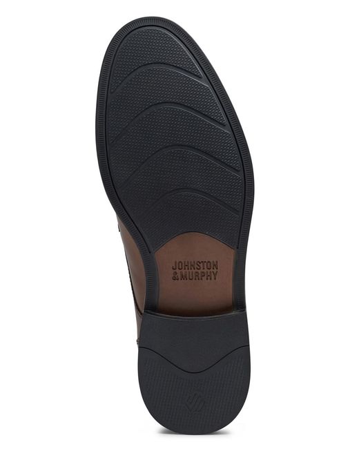 Johnston & Murphy Brown Mason Cap Toe Shoes for men