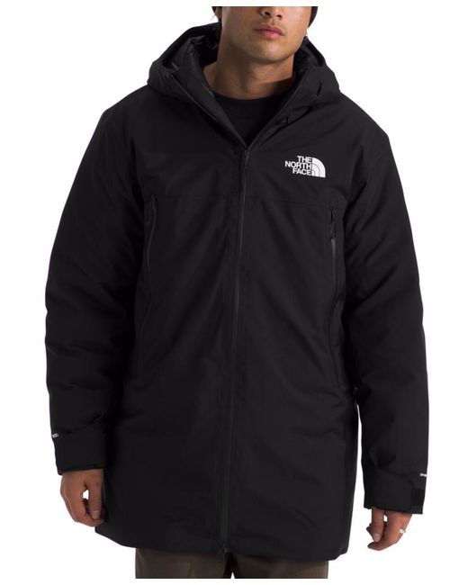 The North Face Black Mountain Range Down Parka Jacket for men