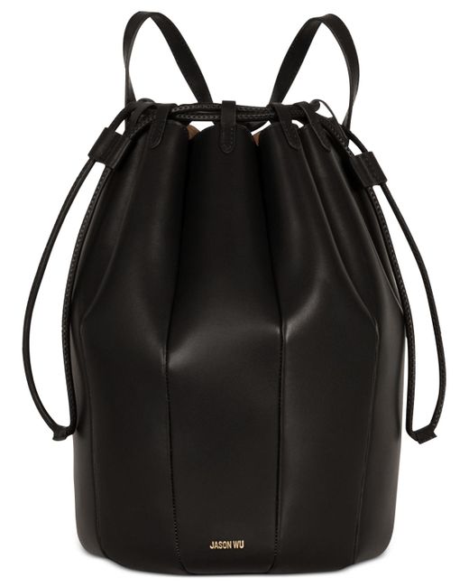 Jason Wu Black Tulip Leather Backpack