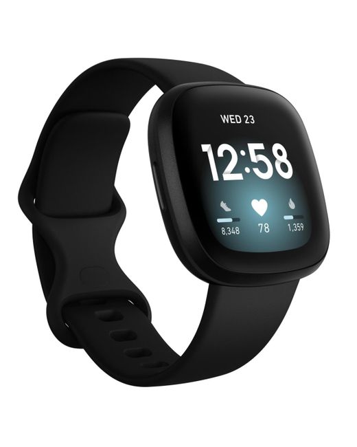 Fitbit Black Versa 3 Strap Smart Watch 39mm