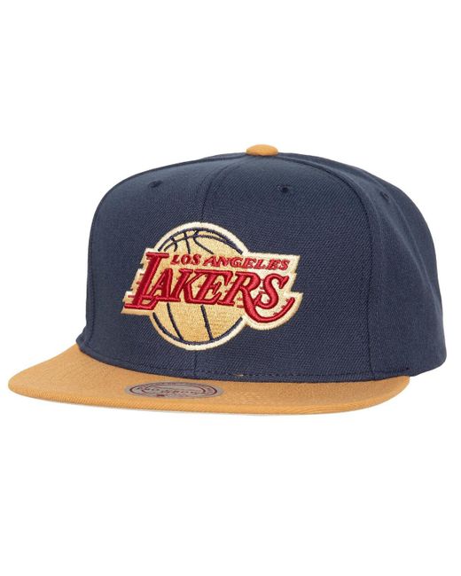 Mitchell & Ness Blue Los Angeles Lakers Work It Snapback Hat for men