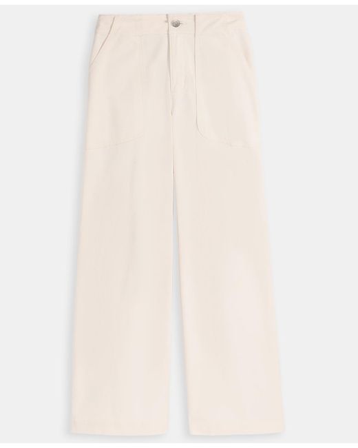 On 34th Blue High-rise Wide-leg Chino Pants