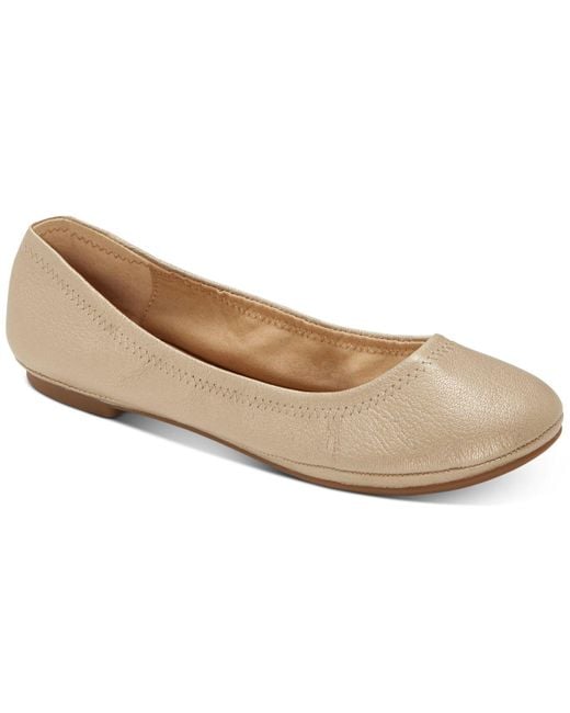 Lucky Brand Leather Emmie Ballet Flats | Lyst