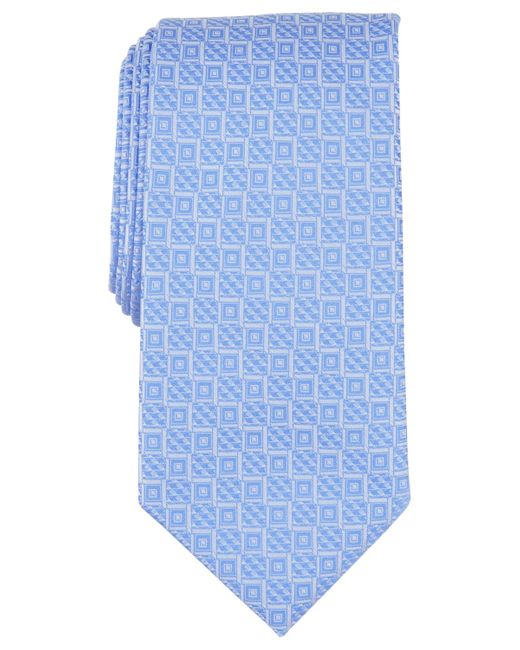 Perry Ellis Blue Randall Neat Square Tie for men