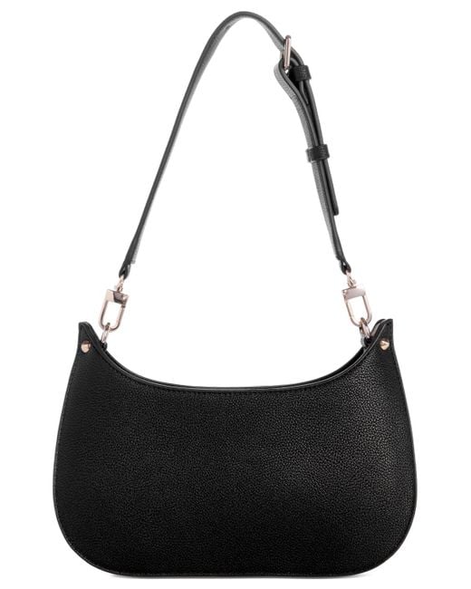 Guess Black Meridian Small Top Zip Shoulder Bag