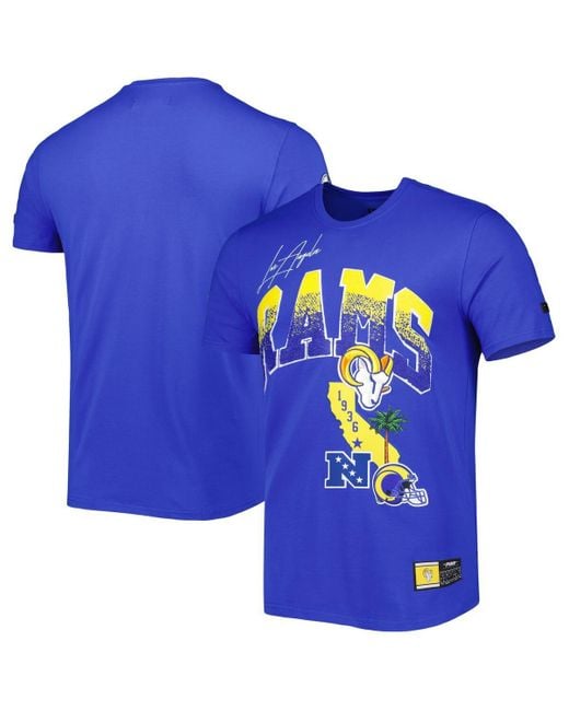 Pro Standard Blue Los Angeles Rams Hometown Collection T-shirt for men