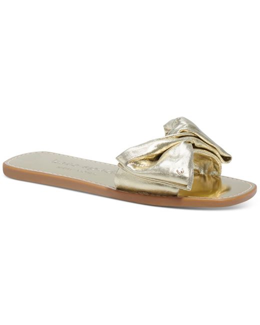 Kate Spade Bikini Slide Sandals in Pale Gold (Metallic) | Lyst Canada