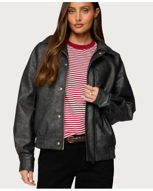 Edikted Gray Mori Oversized Jacket