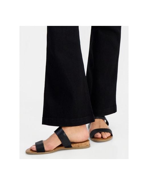 Style & Co. White Petite Pull-on Shaping High-rise Bootcut Jeans