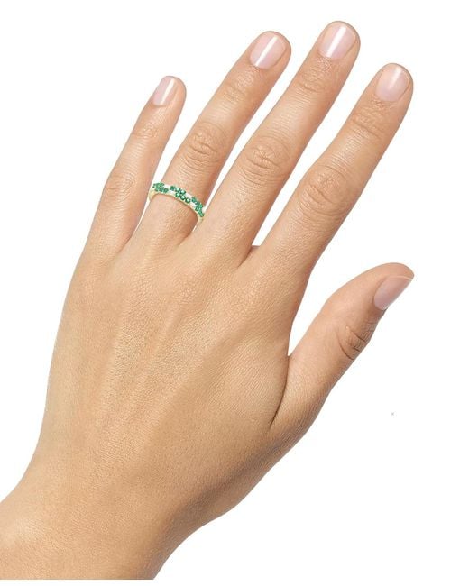 Macy's Green Created Sapphire