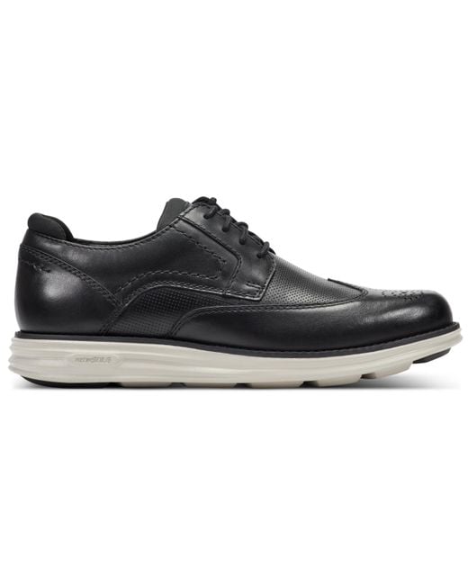 Rockport Black Keefe Dress Cap Toe Oxford Shoe for men
