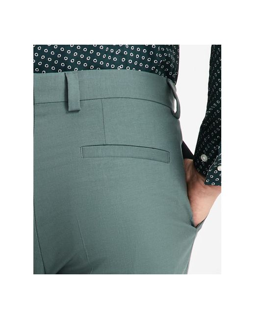 Boss Blue Hugo By Modern-fit Wool Blend Suit Pants for men