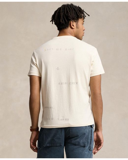 Polo Ralph Lauren Natural Classic-fit Polo Bear Jersey T-shirt for men