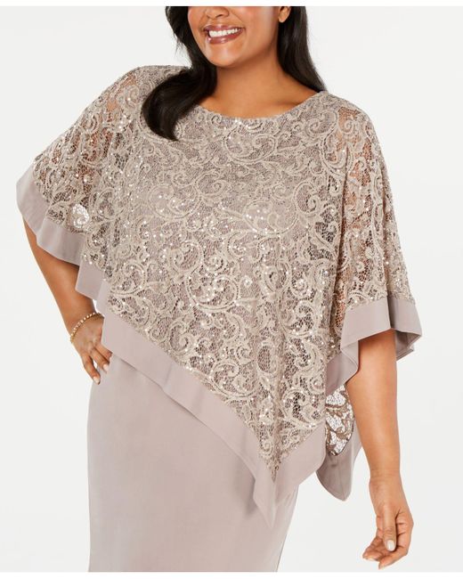 Sequin poncho dress cheap