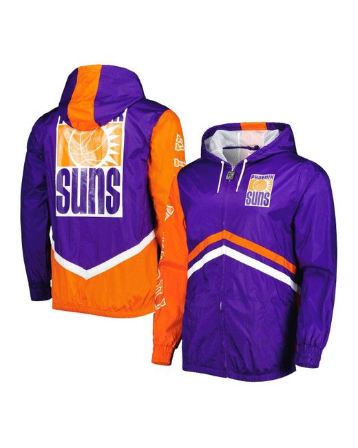 Mitchell & Ness Purple Phoenix Suns Undeniable Full-zip Windbreaker ...