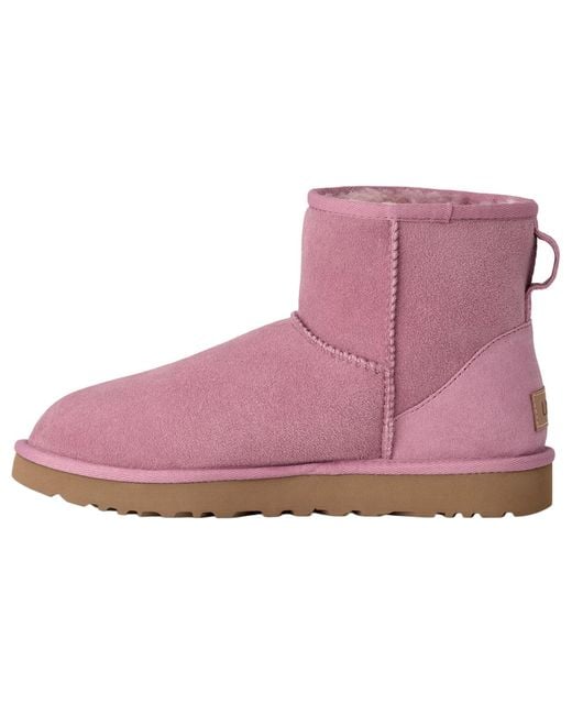 Ugg Purple Classic Ii Pull On Mini Boots