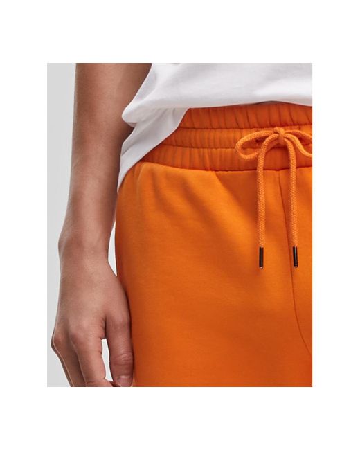 Mode Of One Orange Regular-fit Fleece joggers for men