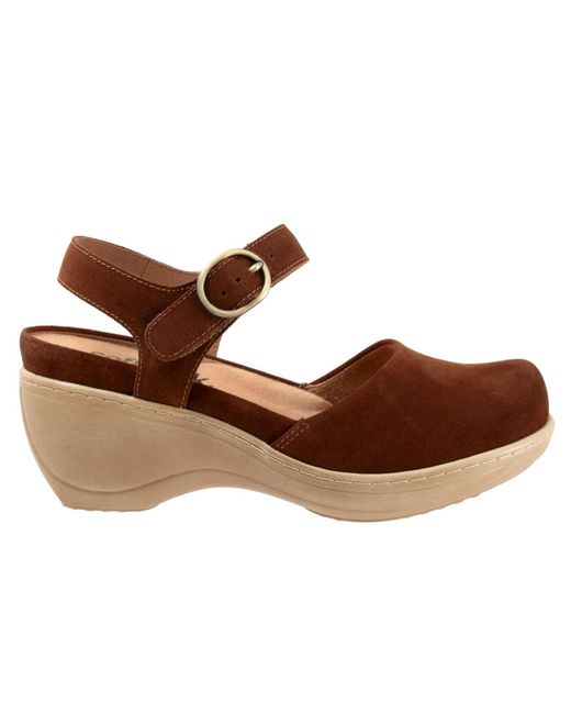 Softwalk® Brown Mabelle Clog