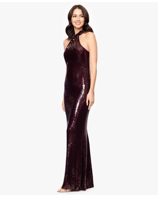 betsy and adams light purple dress with blue sequins KissProm Sheath Spaghetti Straps Sequin Prom 3D Appliques, Sky / 12 this dress features Betsy & Adam Women's Sequin