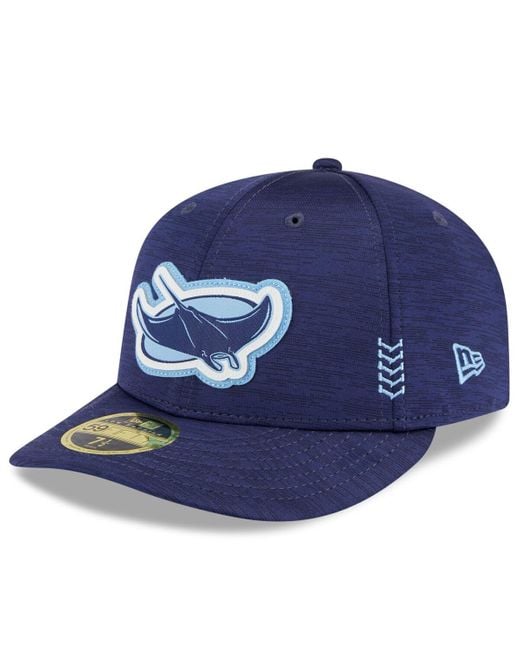 KTZ Tampa Bay Rays 2024 Clubhouse Low Profile 59fifty Fitted Hat in