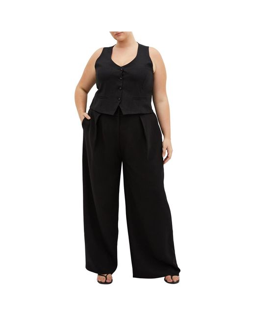 City Chic Black Plus Size Dee Pant