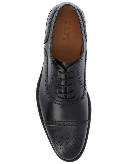 Taft Black Noah Lace-up Dress Captoe Shoe for men