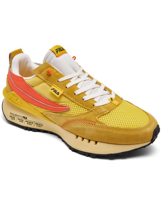 Fila Renno Next Generation Casual Sneakers From Finish Line in Yellow ...
