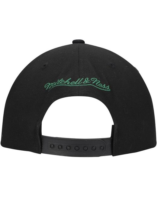 Mitchell & Ness Black Mitchell Ness New Jersey Devils Core Team Script 2.0 Snapback Hat for men
