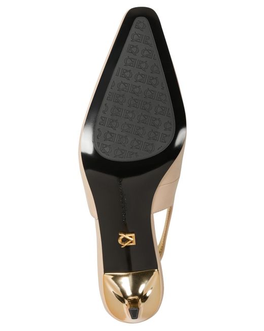 Donna Karan Metallic Sidndey Slingback Pumps