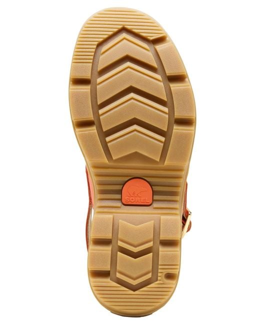 Sorel Orange Roamn Studded Slip On Clogs