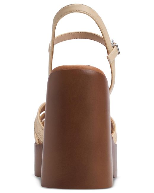 ALDO Brown Beachbloom Two-piece Platform Sandals
