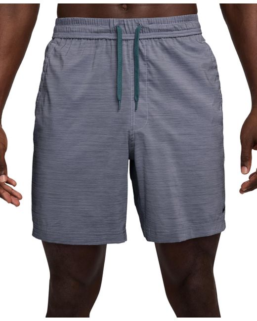 Nike Blue Form Dri-fit 7" Unlined Versatile Shorts for men