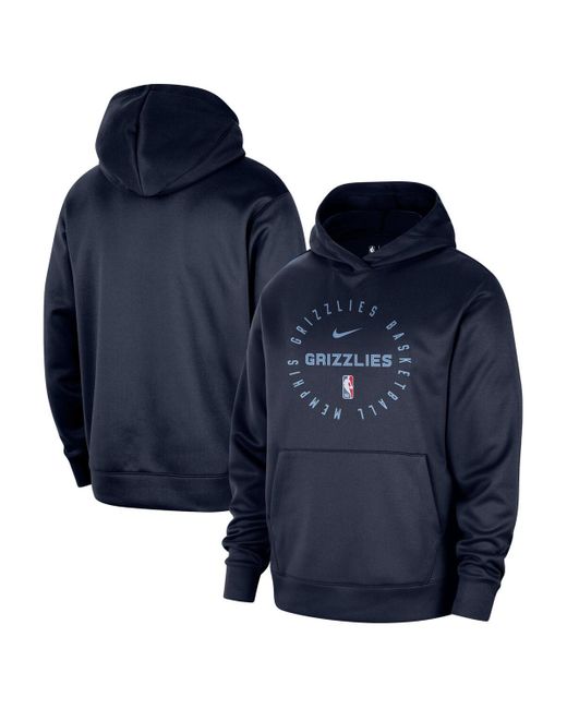 Nike Blue Washington Wizards 2024/25 Spotlight On-court Practice Performance Pullover Hoodie for men