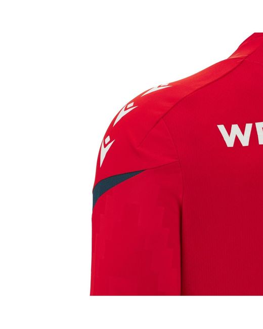 MACRON Red Wrexham Training Jersey for men