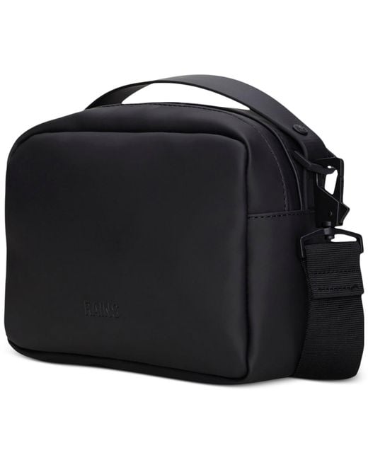 Rains Black Box Bag for men