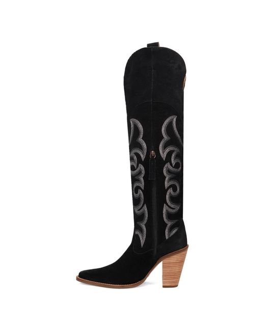 Dingo Black Primadonna Suede Boot