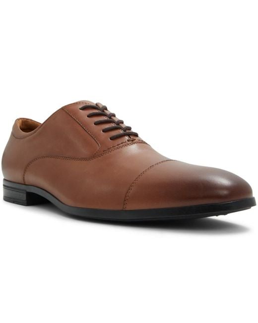 ALDO Brown Stan Oxford Shoes- Wide Width for men