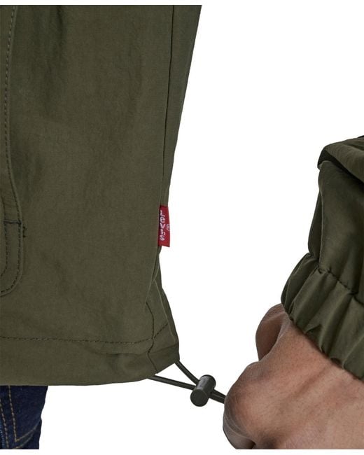 Levi's Green Lightweight Hooded Jacket for men