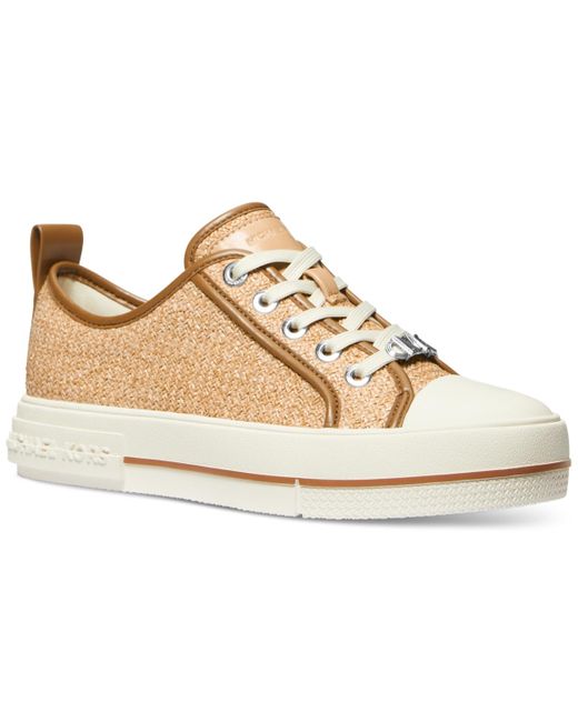 Michael Kors White Michael Evy Lace-up Sneakers