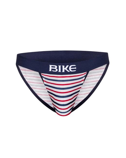 Bike Athletic Blue Stretch Cotton Jock Brief for men