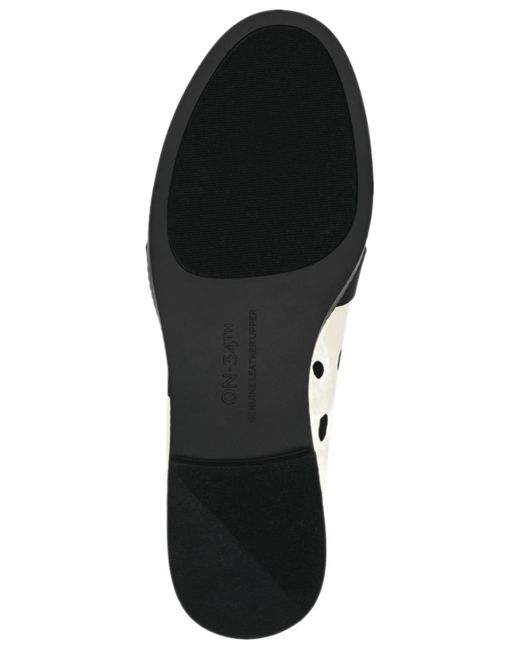 On 34th Black Kasandra Bow Loafers