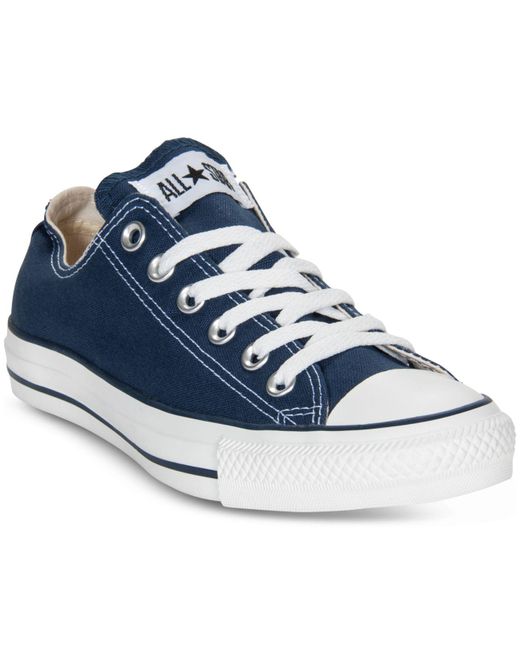 Converse Blue Chuck Taylor All Star Ox Casual Sneakers From Finish Line