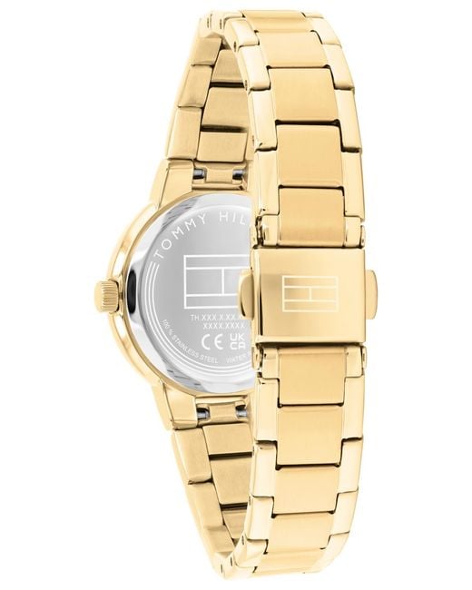 Tommy Hilfiger Metallic Quartz Tone Stainless Steel Bracelet Watch
