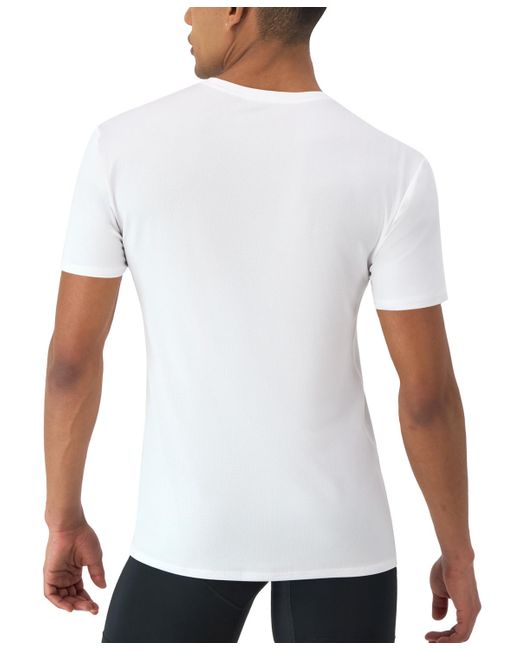 Hanes White 3pk. Ultimate Moves X-temp Performance Crewneck T-shirts for men