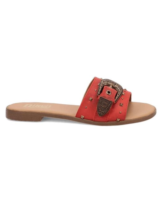 Dingo Red Lariat Sandal