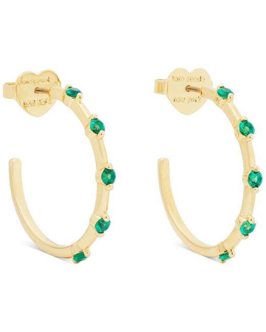 Kate Spade Metallic Hint Of Shimmer Hoops