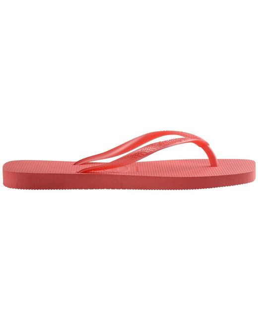 Havaianas Pink Slim Square Toe Sandals
