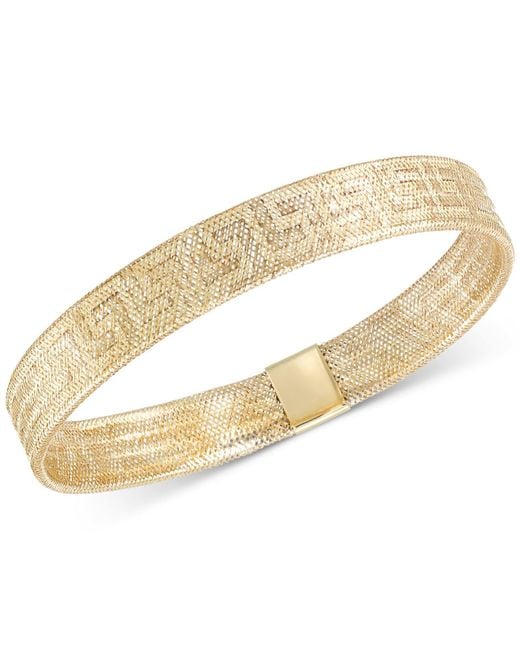 GUESS Textured Bangle Bracelet Set - Macy's